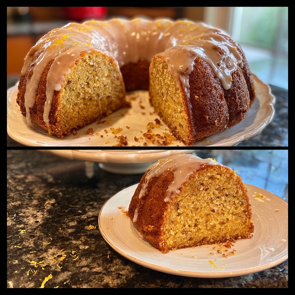 Karottenkuchen Mit Zitronen Zuckerguss