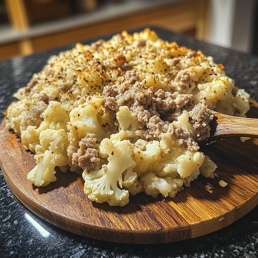 Hackfleisch Blumenkohl Pfanne