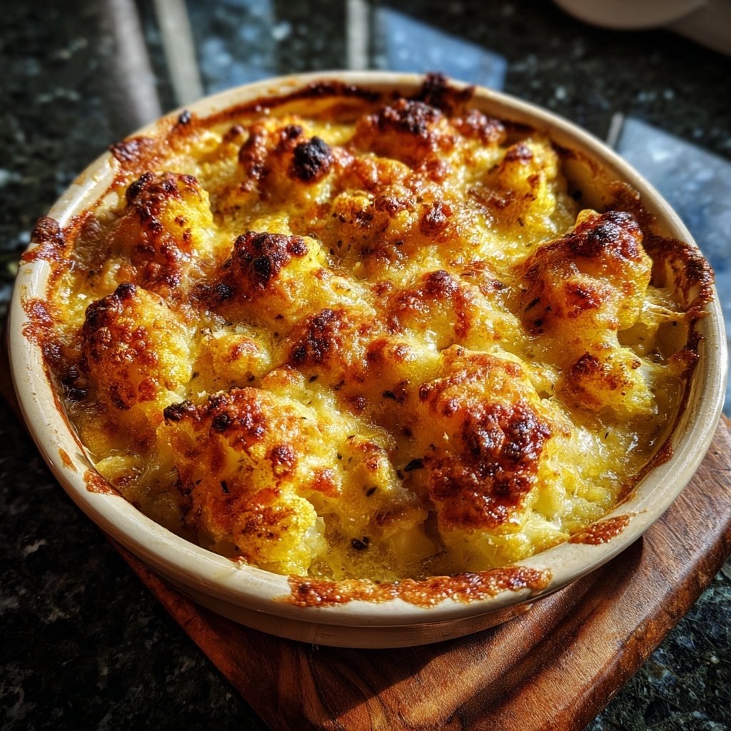 Blumenkohl Gratin Mit Käse