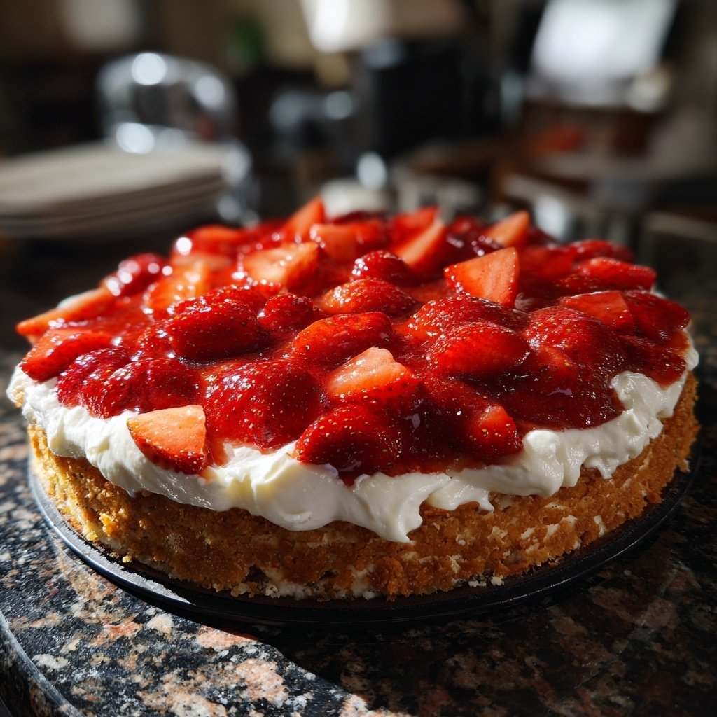 Erdbeerkuchen Mit Mandelboden