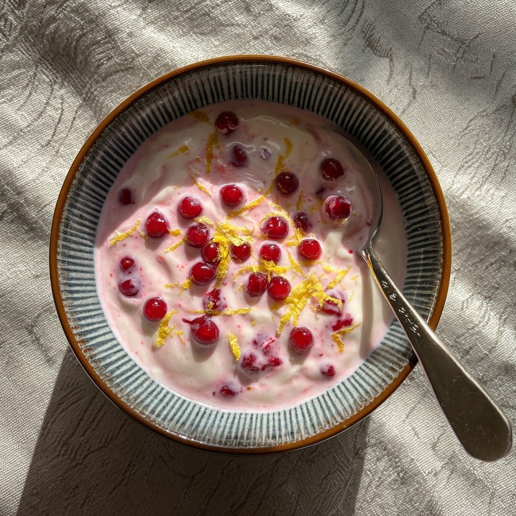 Erdbeer Quark Creme Mit Zitronenschale