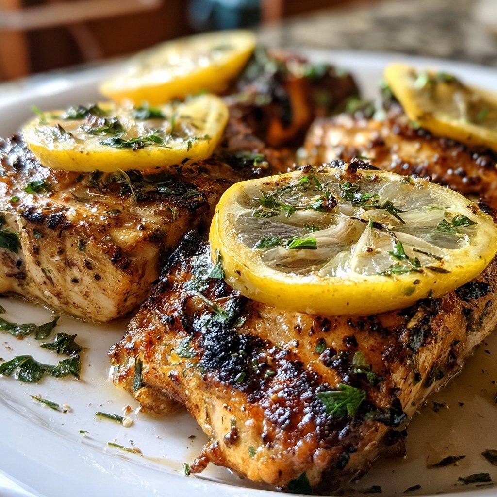 Gesund & Leicht Zitronen-Gegrillter Fisch