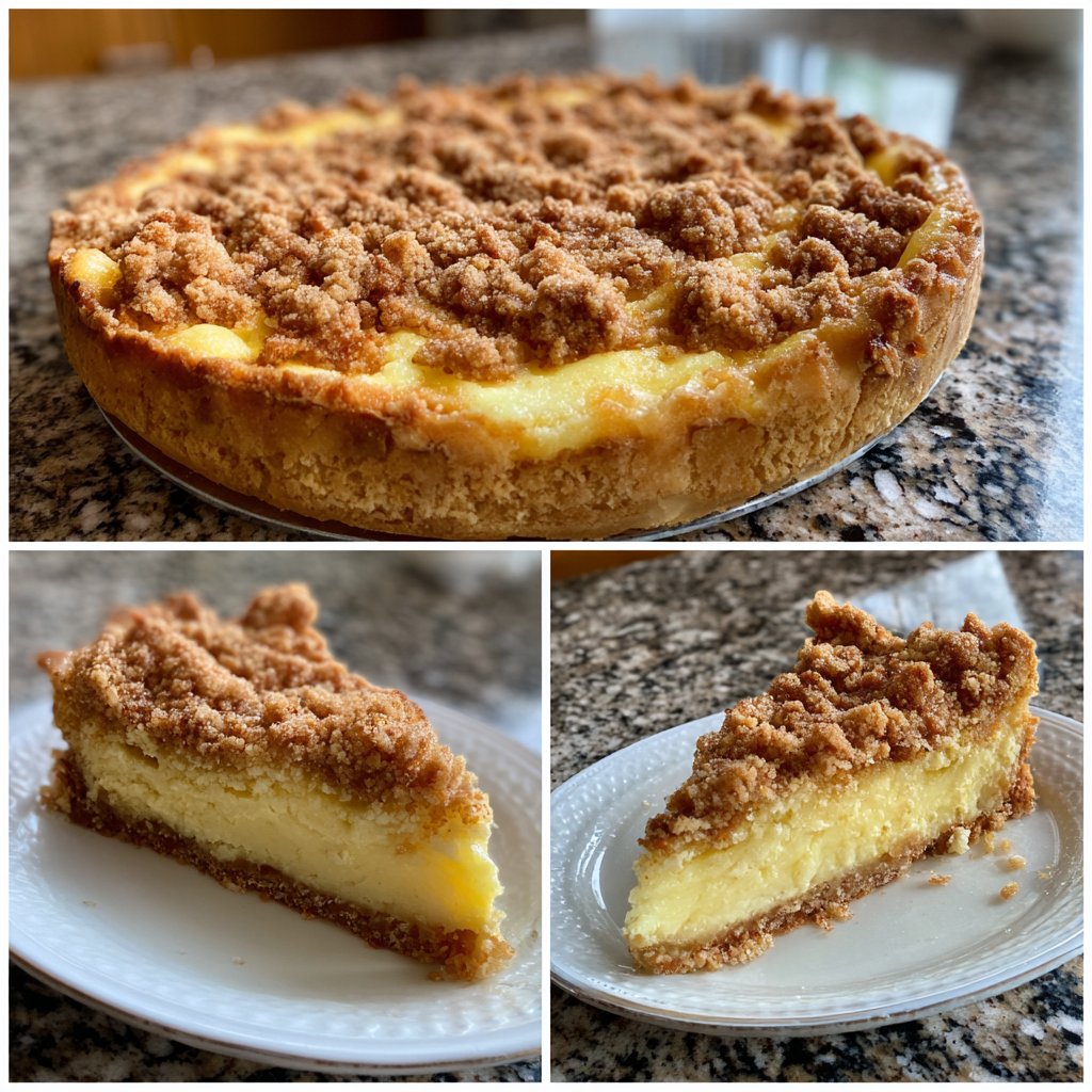 Streuselkuchen Mit Vanillepudding