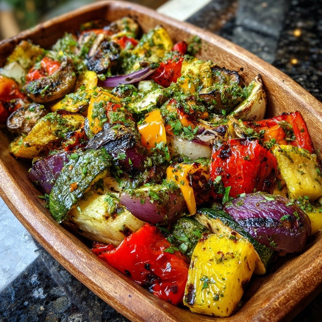 Grillgemüse Mit Kräuter Marinade