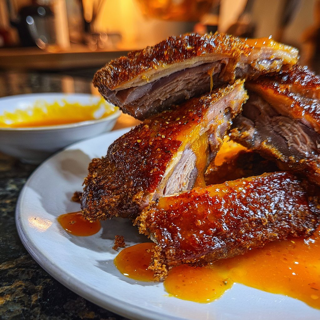 Entenbrust mit Orangenjus