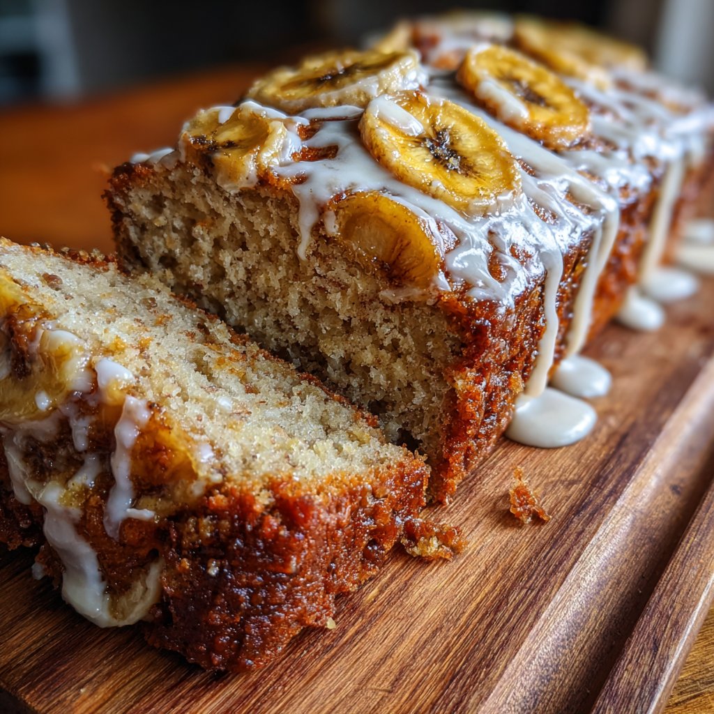 Bananenbrot mit Vanille