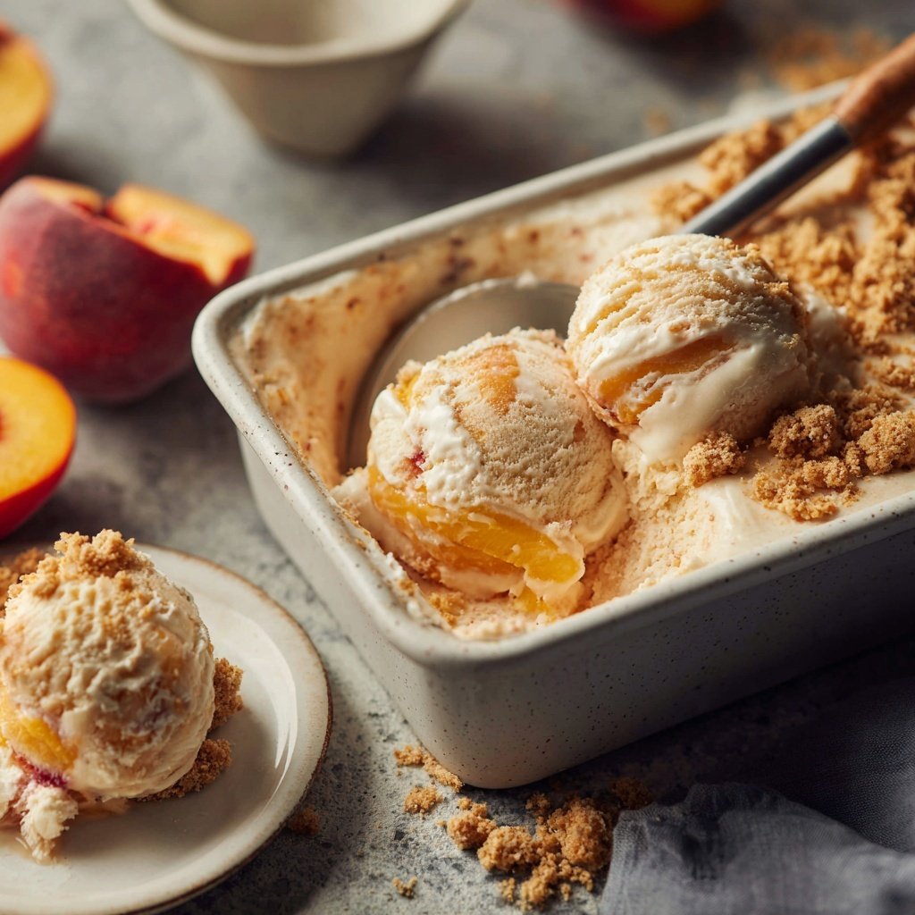 Eis Selber Machen Mit Pfirsich