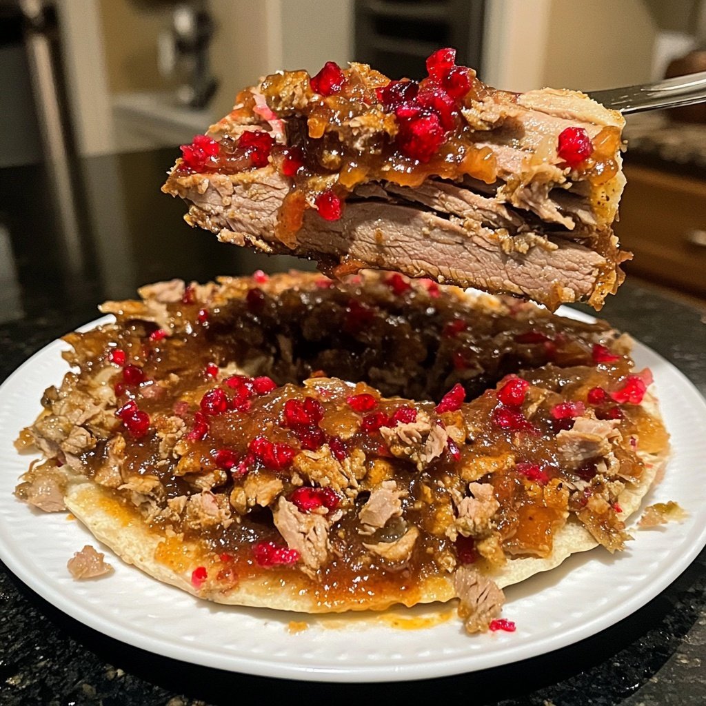 Döner mit Granatapfelsauce